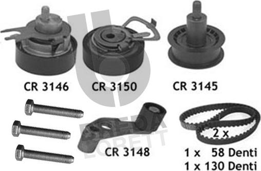 Breda Lorett KCD0288 - Kit de distribution cwaw.fr