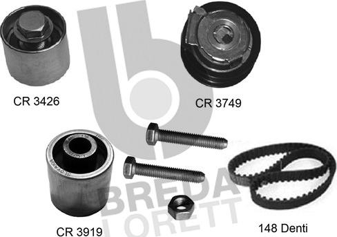 Breda Lorett KCD0220 - Kit de distribution cwaw.fr