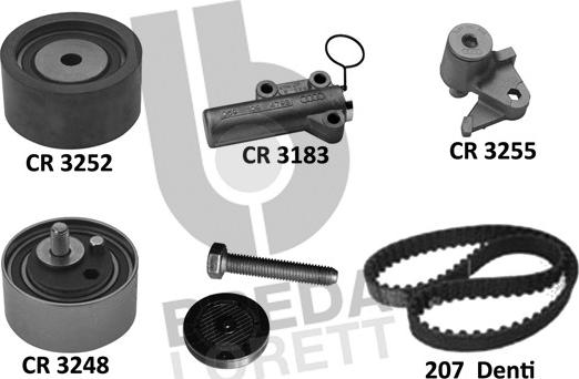 Breda Lorett KCD0793 - Kit de distribution cwaw.fr