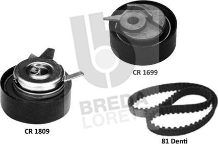 Breda Lorett KCD0750 - Kit de distribution cwaw.fr