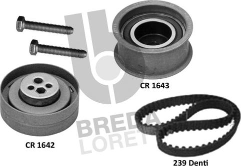 Breda Lorett KCD0728 - Kit de distribution cwaw.fr