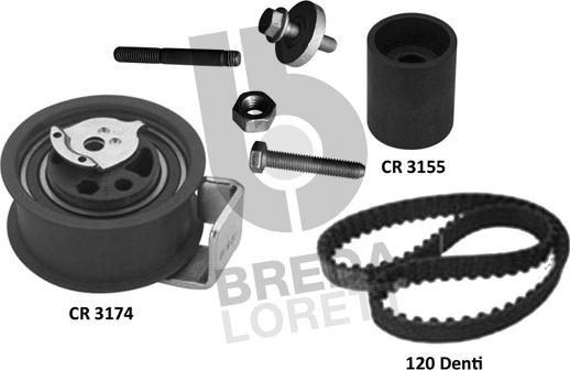 Breda Lorett KCD0723 - Kit de distribution cwaw.fr