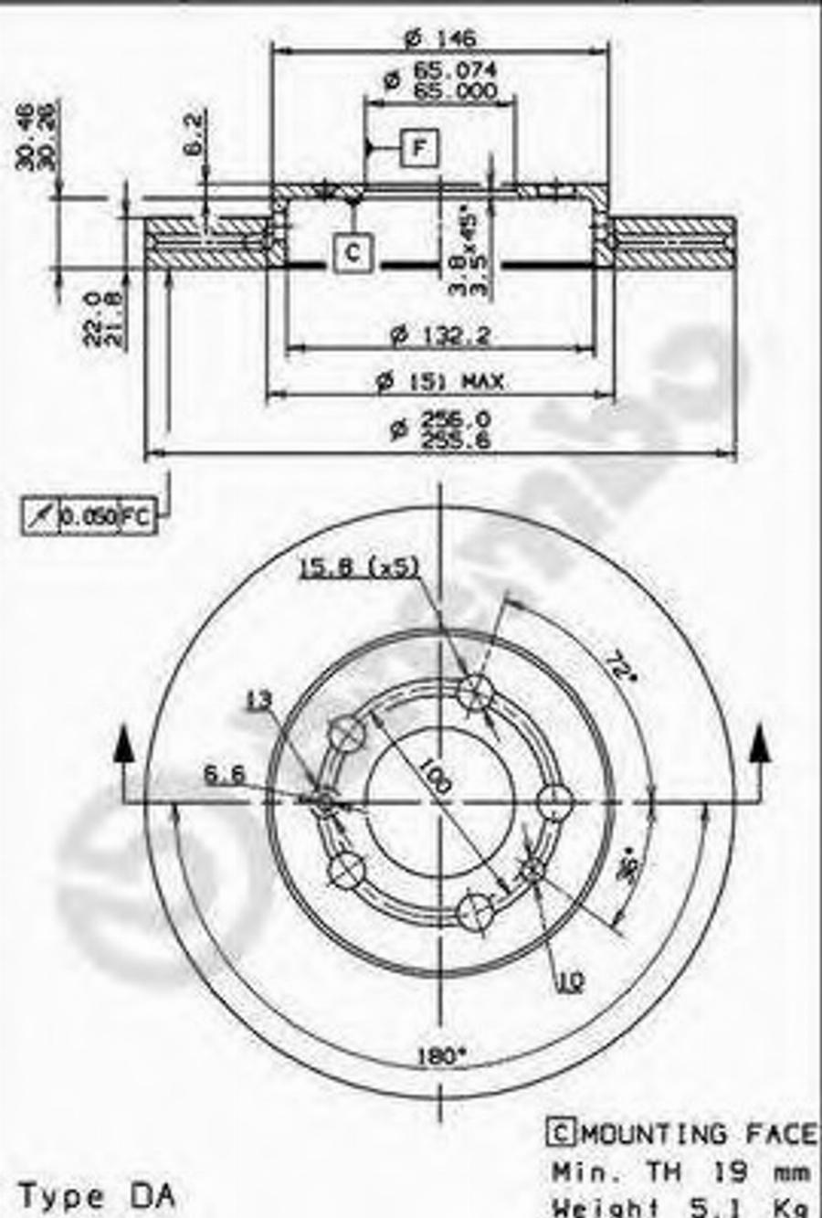 Brembo 09.7011.24 - Disque de frein cwaw.fr