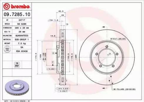 Alpha Brakes HTP-TY-104 - Disque de frein cwaw.fr