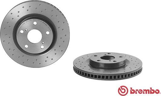 Brembo 09.A417.1X - Disque de frein cwaw.fr