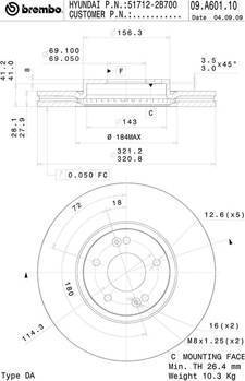 Alpha Brakes HTP-HY-529 - Disque de frein cwaw.fr