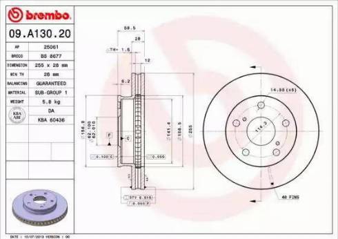 Alpha Brakes HTP-TY-162 - Disque de frein cwaw.fr