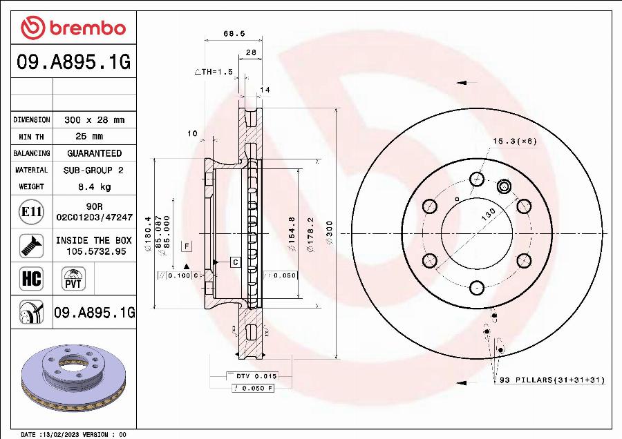 Brembo KT 10 053 - Kit de freins, frein à disques cwaw.fr