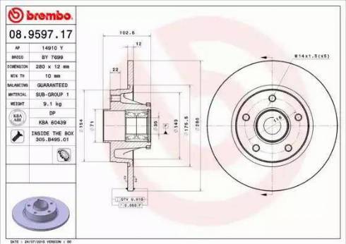 Alpha Brakes HTT-RE-027 - Disque de frein cwaw.fr