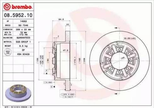 Alpha Brakes HTT-VC-000 - Disque de frein cwaw.fr