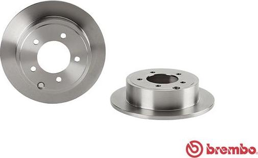 Brembo 08.A114.30 - Disque de frein cwaw.fr