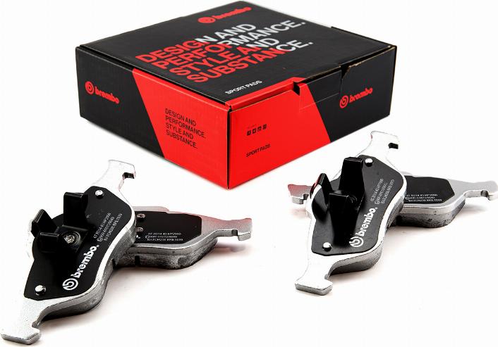 Brembo 07.B314.43 - Kit de plaquettes de freins de haute performance cwaw.fr