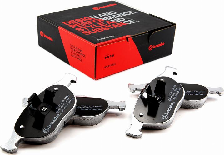 Brembo 07.B314.42 - Kit de plaquettes de freins de haute performance cwaw.fr