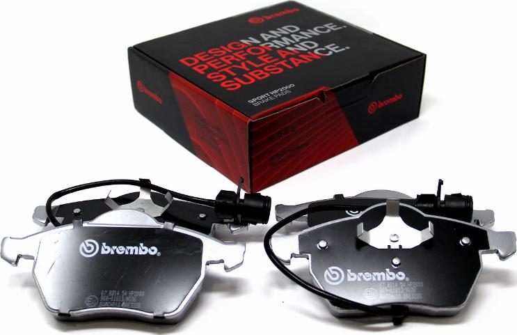 Brembo 07.B314.54 - Kit de plaquettes de freins de haute performance cwaw.fr