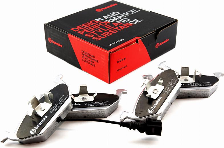 Brembo 07.B314.53 - Kit de plaquettes de freins de haute performance cwaw.fr