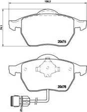 Brembo 07.B314.69 - Kit de plaquettes de freins de haute performance cwaw.fr