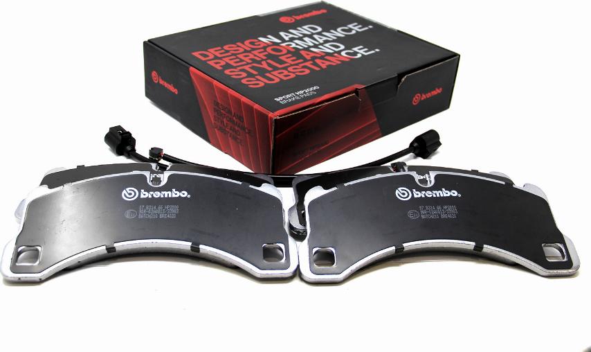 Brembo 07.B314.66 - Kit de plaquettes de freins de haute performance cwaw.fr