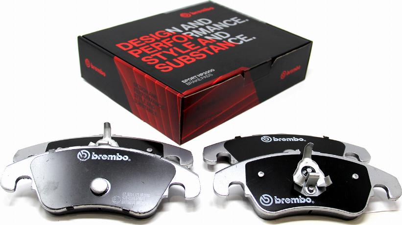 Brembo 07.B314.05 - Kit de plaquettes de freins de haute performance cwaw.fr