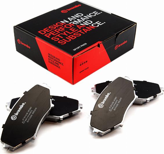 Brembo 07.B314.08 - Kit de plaquettes de freins de haute performance cwaw.fr