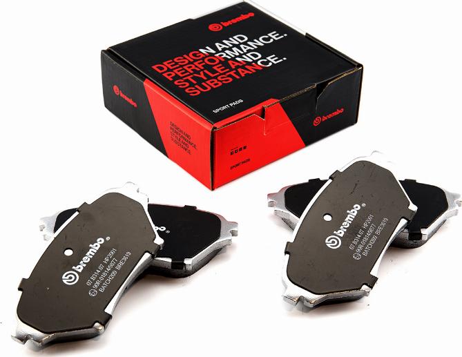 Brembo 07.B314.07 - Kit de plaquettes de freins de haute performance cwaw.fr