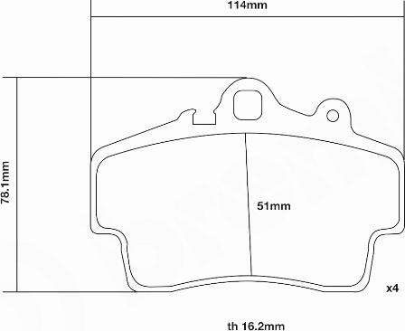 Brembo 07.B314.18 - Kit de plaquettes de freins de haute performance cwaw.fr