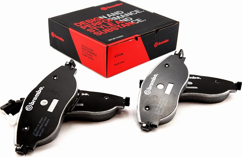 Brembo 07.B314.81 - Kit de plaquettes de freins de haute performance cwaw.fr