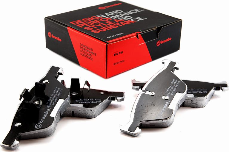 Brembo 07.B314.82 - Kit de plaquettes de freins de haute performance cwaw.fr