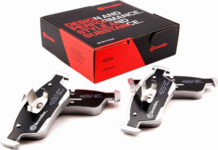 Brembo 07.B314.31 - Kit de plaquettes de freins de haute performance cwaw.fr