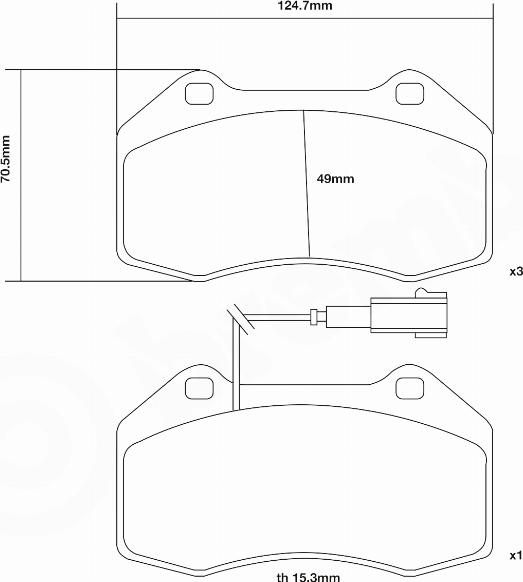 Brembo 07.B314.21 - Kit de plaquettes de freins de haute performance cwaw.fr