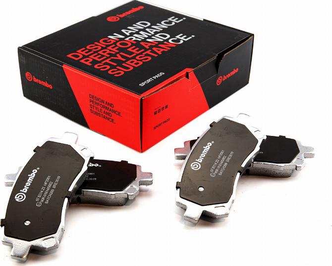 Brembo 07.B314.23 - Kit de plaquettes de freins de haute performance cwaw.fr