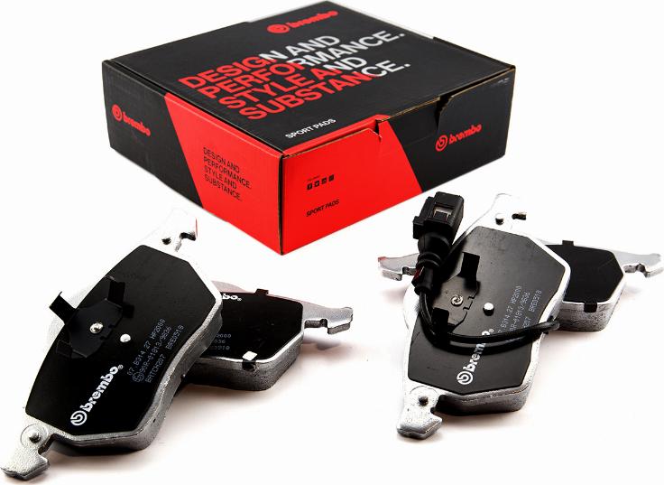 Brembo 07.B314.27 - Kit de plaquettes de freins de haute performance cwaw.fr