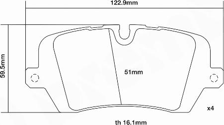 Brembo 07.B315.52 - Kit de plaquettes de freins de haute performance cwaw.fr