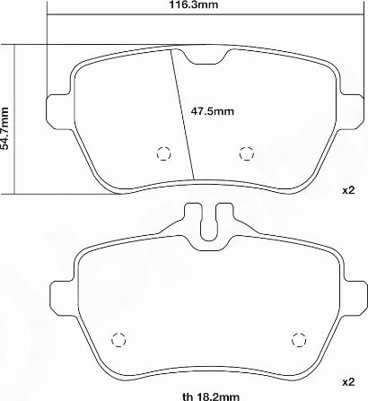 Brembo 07.B315.64 - Kit de plaquettes de freins de haute performance cwaw.fr