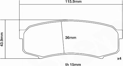 Brembo 07.B315.68 - Kit de plaquettes de freins de haute performance cwaw.fr