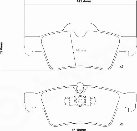 Brembo 07.B315.63 - Kit de plaquettes de freins de haute performance cwaw.fr