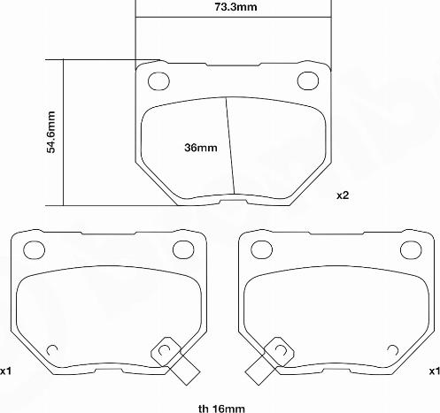 Brembo 07.B315.19 - Kit de plaquettes de freins de haute performance cwaw.fr