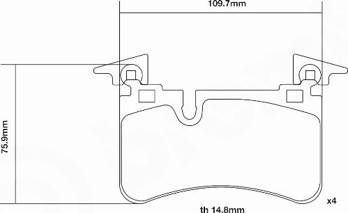 Brembo 07.B315.80 - Kit de plaquettes de freins de haute performance cwaw.fr