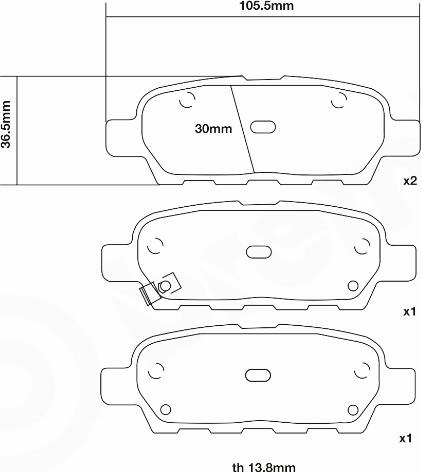 Brembo 07.B315.87 - Kit de plaquettes de freins de haute performance cwaw.fr