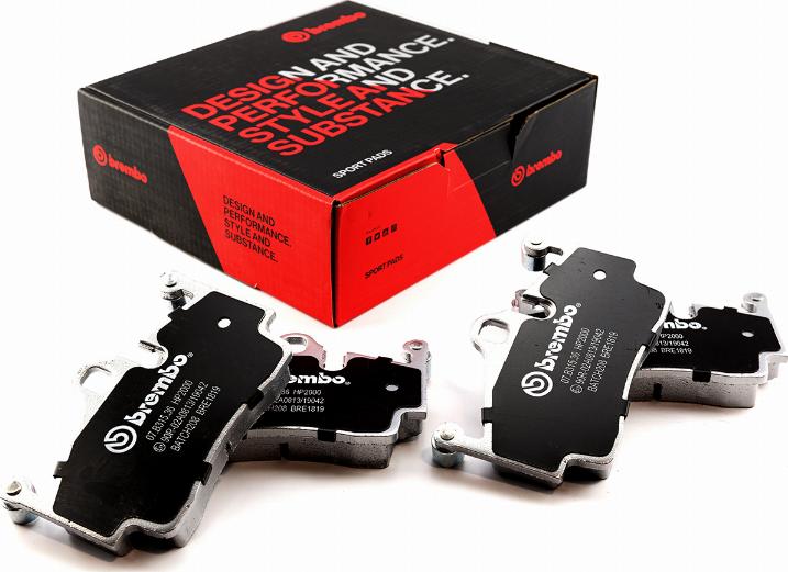 Brembo 07.B315.36 - Kit de plaquettes de freins de haute performance cwaw.fr