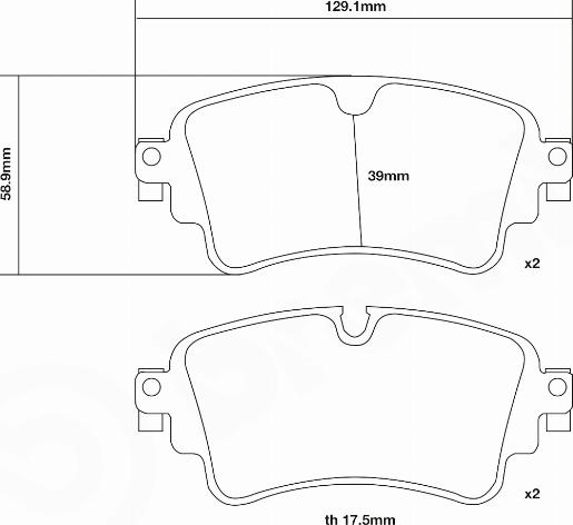 Brembo 07.B315.74 - Kit de plaquettes de freins de haute performance cwaw.fr