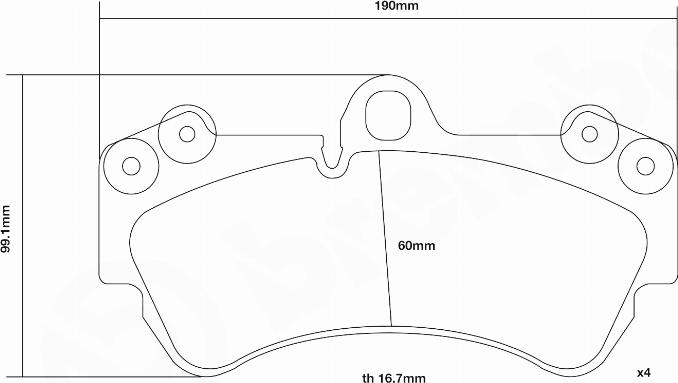 Brembo 07.D435.41 - Kit de plaquettes de freins de haute performance cwaw.fr