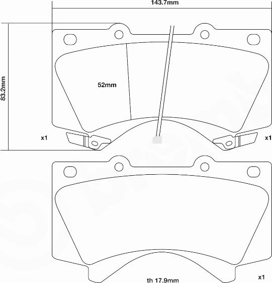 Brembo 07.D435.35 - Kit de plaquettes de freins de haute performance cwaw.fr