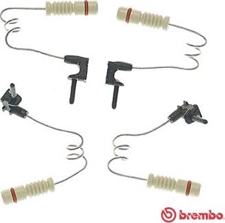 Brembo A 00 387 - Contact d'avertissement, usure des plaquettes de frein cwaw.fr