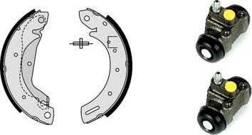 Brembo H 56 011 - Jeu de mâchoires de frein cwaw.fr