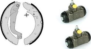 Brembo H 61 048 - Jeu de mâchoires de frein cwaw.fr