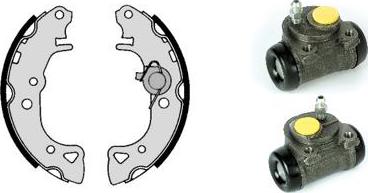 Brembo H 61 055 - Jeu de mâchoires de frein cwaw.fr