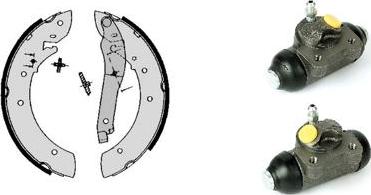 Brembo H 61 026 - Jeu de mâchoires de frein cwaw.fr