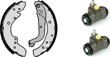 Brembo H 68 058 - Jeu de mâchoires de frein cwaw.fr