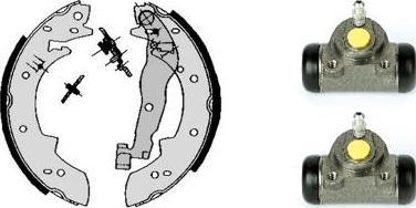 Brembo H 68 054 - Jeu de mâchoires de frein cwaw.fr