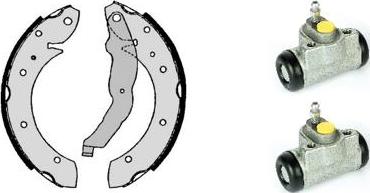 Brembo H 06 010 - Jeu de mâchoires de frein cwaw.fr